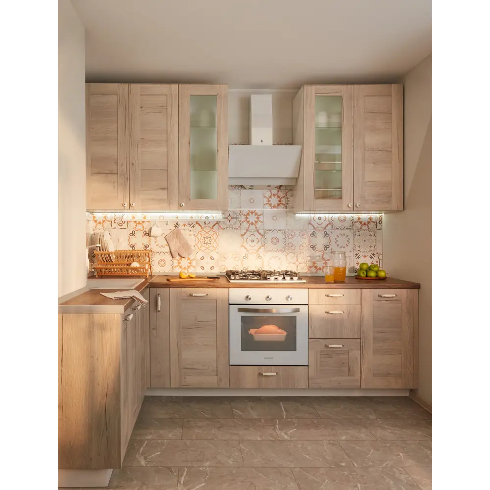 Фасад кухонный DELINIA ID Касли 39.7×38.1 см из ЛДСП светлое дерево 86880993 STLM-0885810 - Вид №7