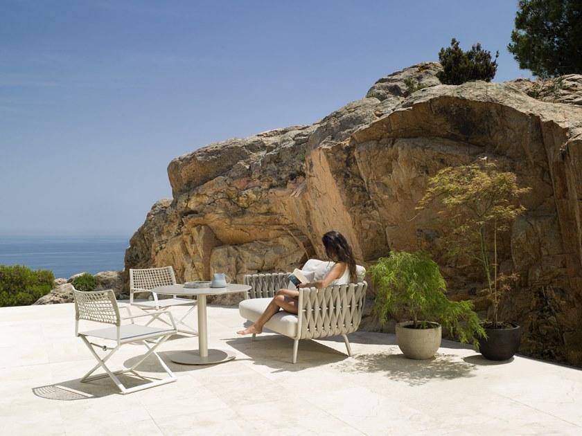 TRIBÙ Круглый садовый стол из вулканического камня T-table D2160/2161/2162/2163 - Вид №5