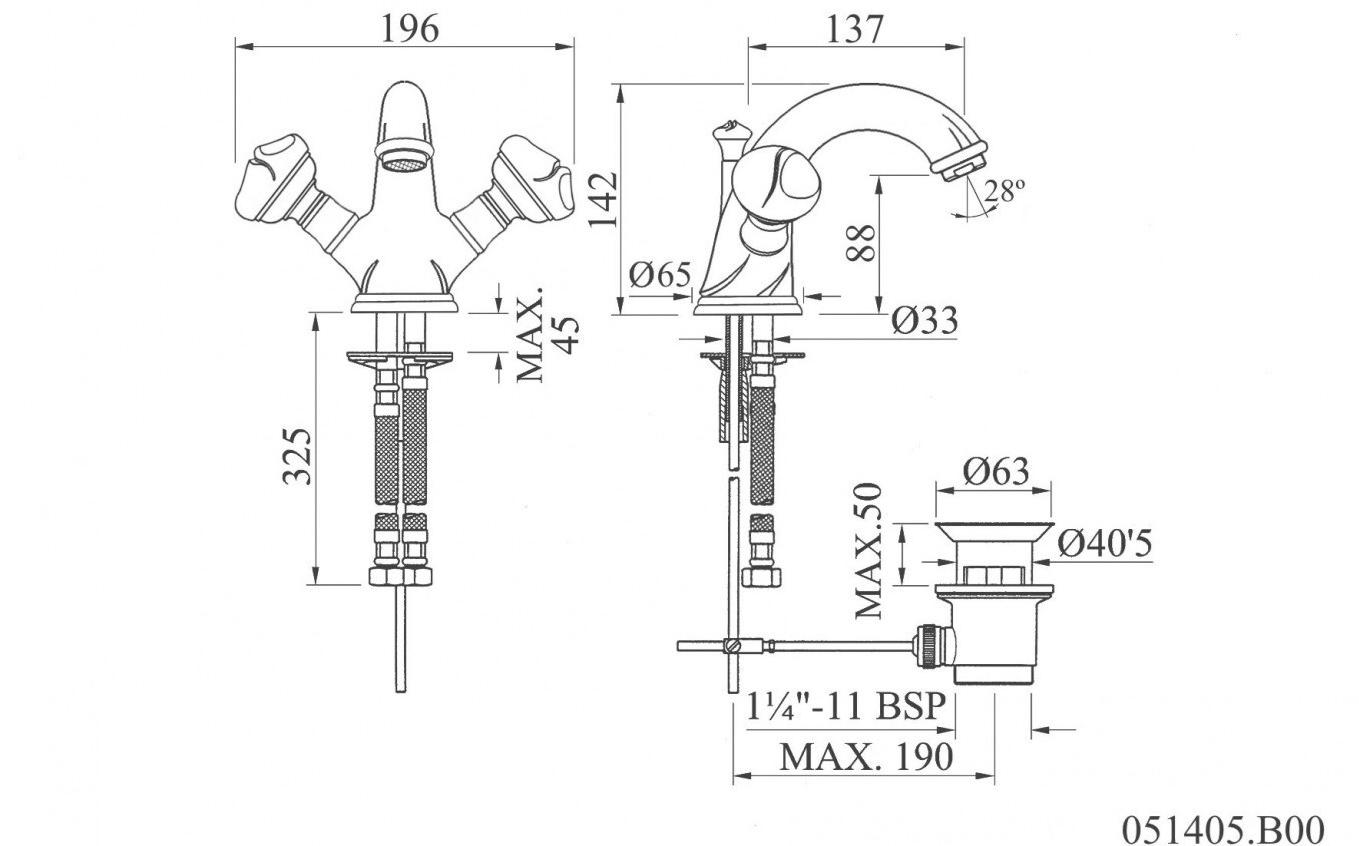 Bronces Mestre Смеситель для раковины на одно отверстие Oman sun-id-1432394 - Вид №1