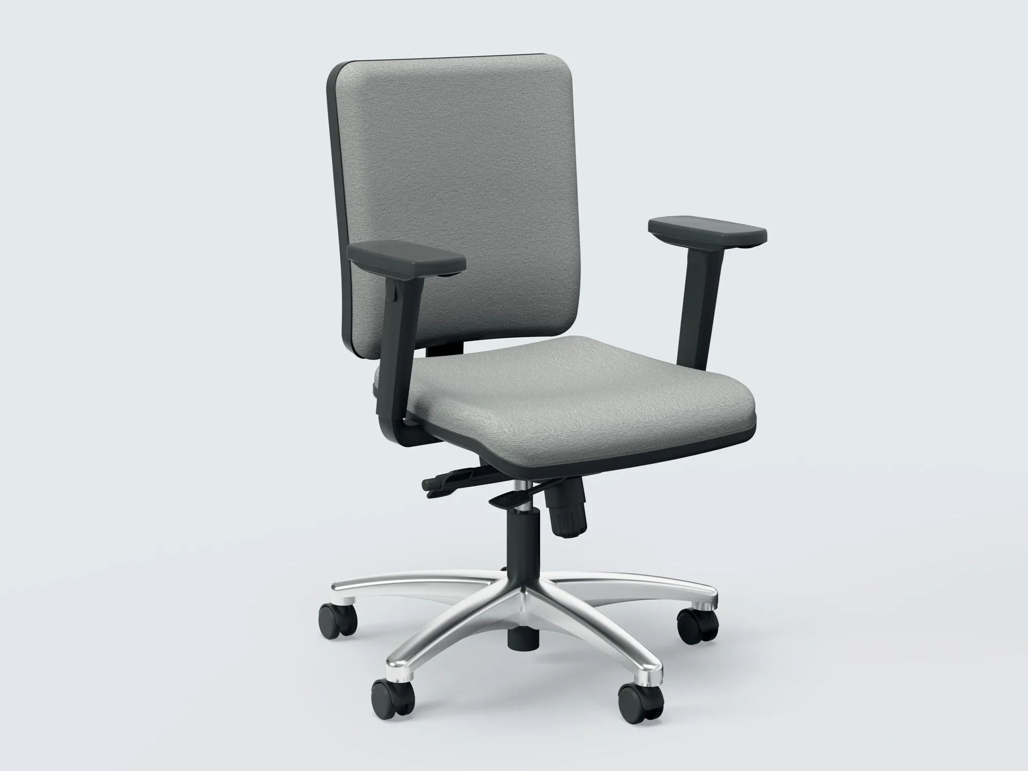 5 спиц подлокотник ткань поворотный операционный стул офис Ares Line Smart ARCH-00038364 - Вид №2