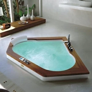 Ванна встроенная с гидромассажем Aura Corner 140 9F43-489