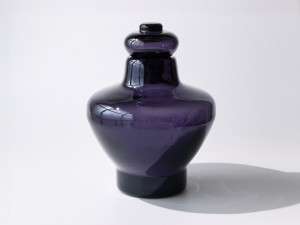 Ваза из дутого стекла