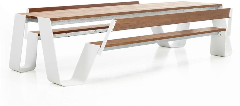 Extremis Стол для пикника со встроенными скамейками Hopper sun-id-1514934 - Вид №1