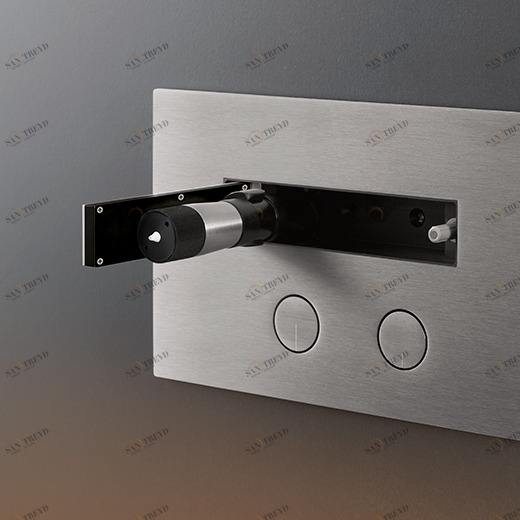 Пластина для двойного смыва Geberit цистерны с раскладной струей воды для чистки туалета и смыва кнопок  PLA05 CEADESIGN 