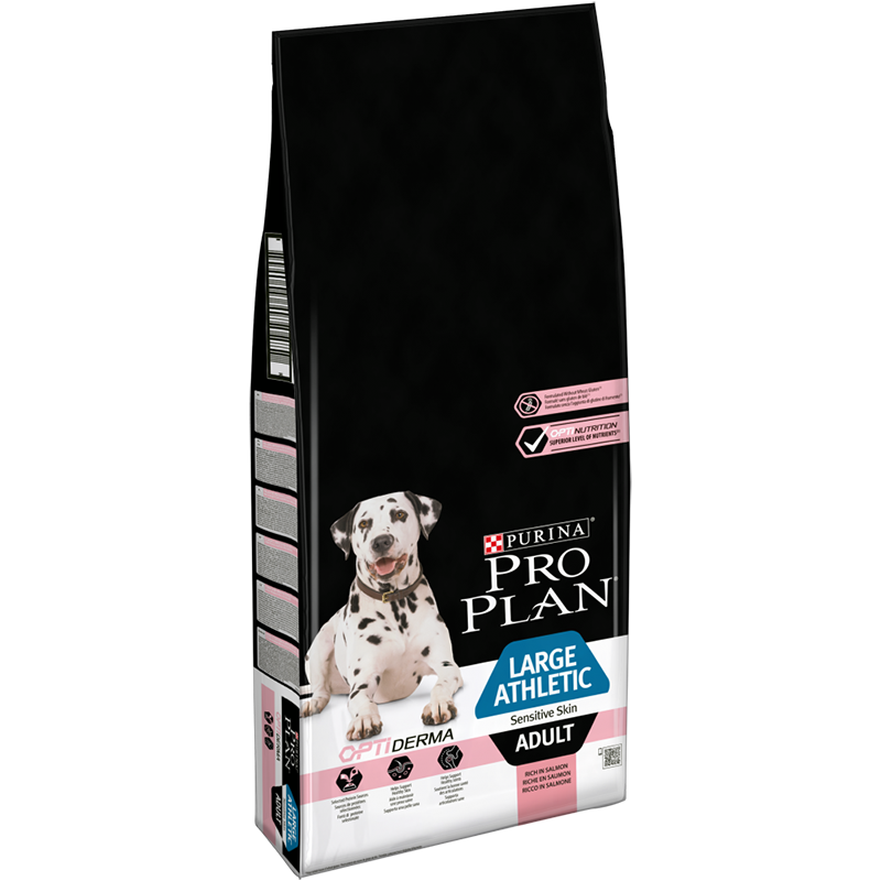 ПР0039630 Корм для собак для крупных пород с атлетич. телосложением и чувствительной кожей сух. 14кг Pro Plan 