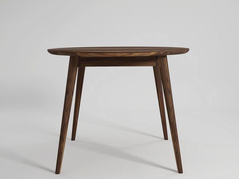 KARPENTER Круглый деревянный стол для гостиной Vintage sun-id-1437693 - Вид №1