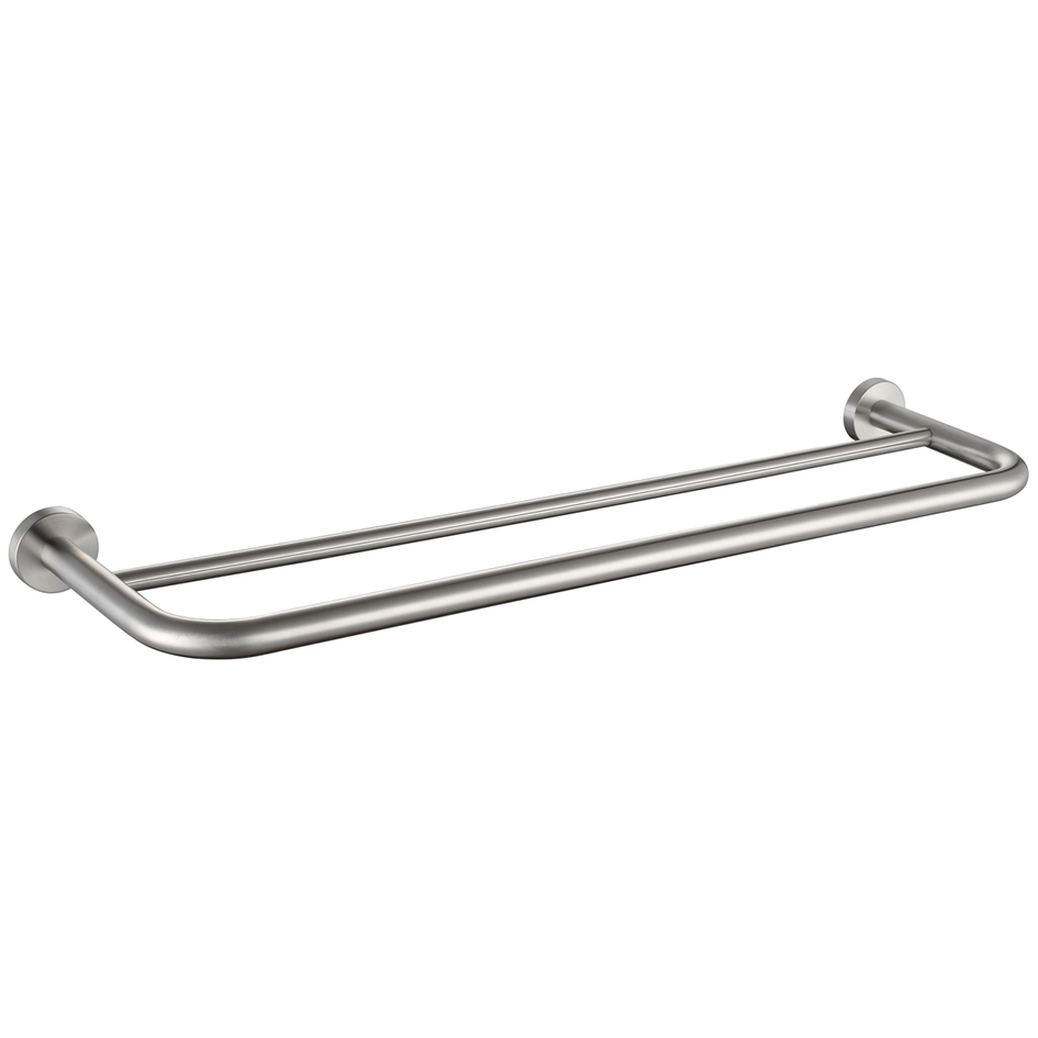 Двойная штанга для полотенец MELANA сатин хром MLN-866002 866 серия