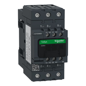 LC1D40AD7 Контактор LC1D EVERLINK 3P 60А 440/42В AC 18.5кВт Schneider Electric TeSys
