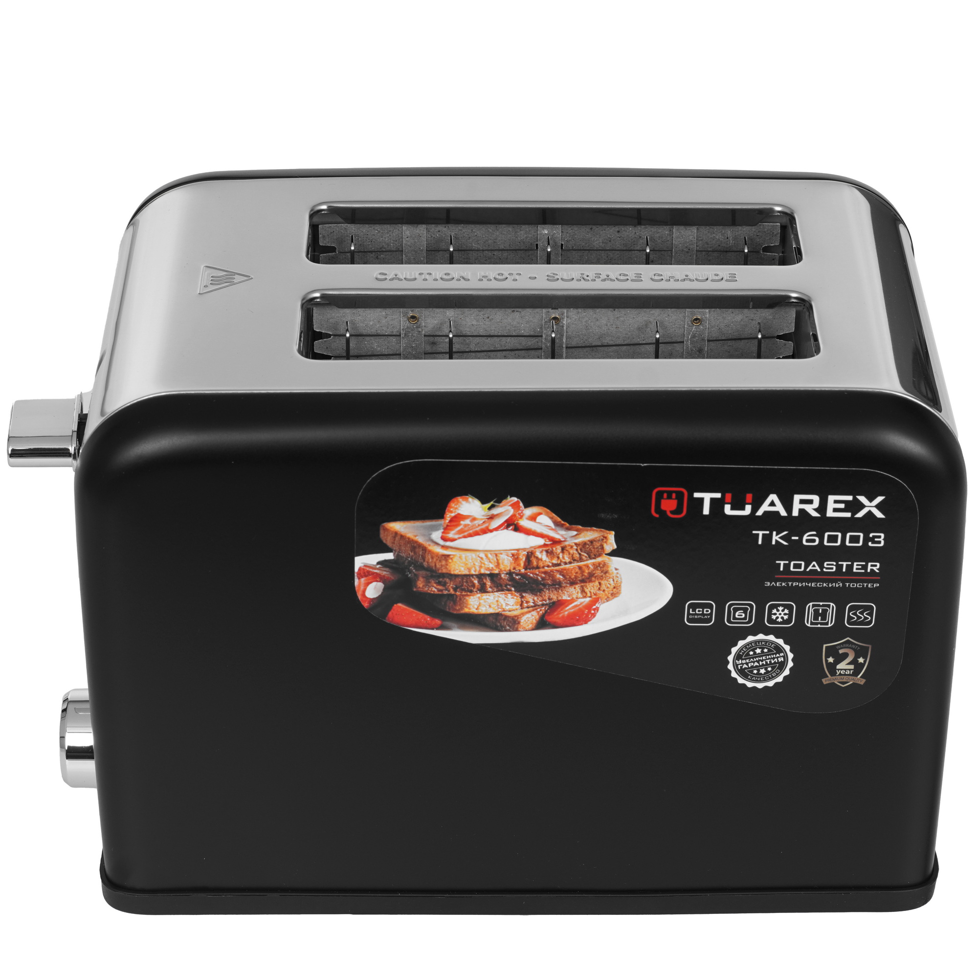 9034352 Тостер Tuarex TK-6003 черный STDN-0076830 - Вид №2