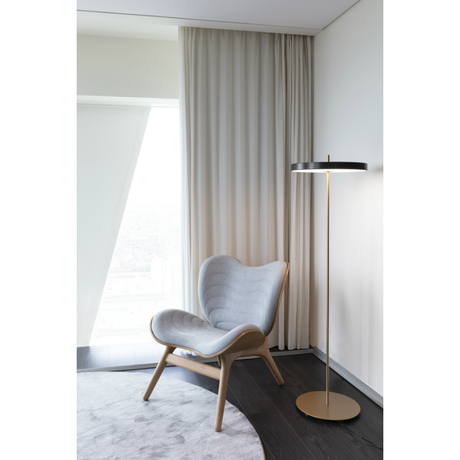 2338 Светильник напольный asteria floor, D43 см, серый UMAGE  - Вид №2