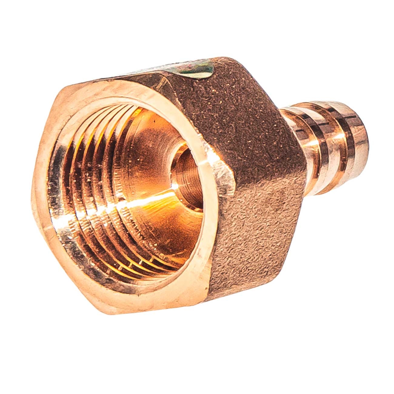 29004 Штуцер латунный внутренняя резьба 1/2" на 10мм LAB.Space  - Вид №3