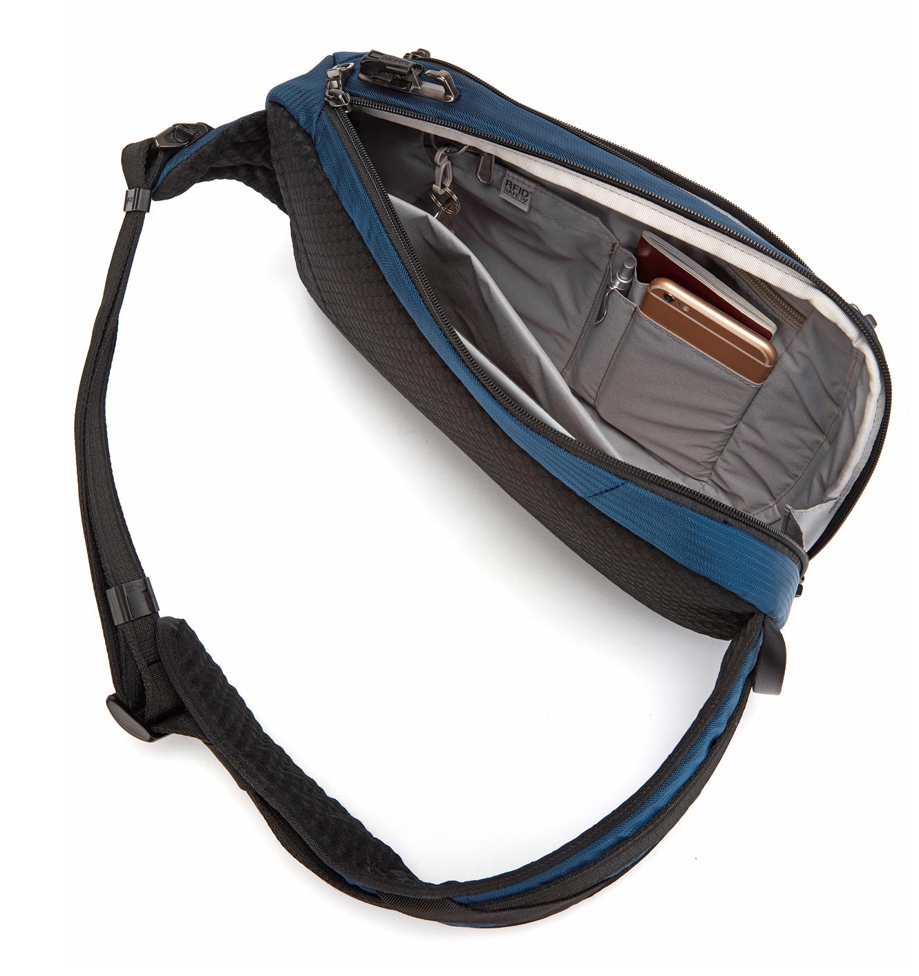 40105641 Рюкзак-антивор однолямочный 325 ECONYL® Anti-Theft Recycled Sling Pack PacSafe Vibe - Вид №1