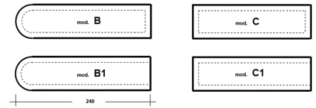 Бетонная скамья без спинки Studio Città PANKO ARCH-00030003 - Вид №3