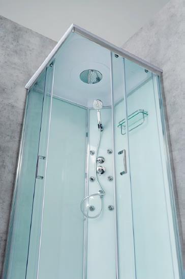 ДУШЕВАЯ КАБИНА BELBAGNO UNO-CAB-A-2-90-C-Cr-TOP - Вид №1