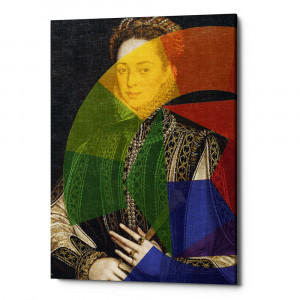 30101904 Арт-портрет «Дама с веером» (холст, галерейная натяжка) Object Desire