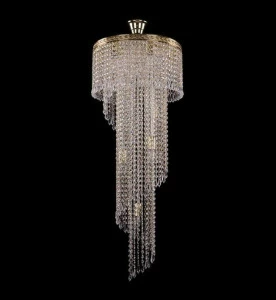 Каскадная люстра Bohemia Ivele 8311/40-100/G BOHEMIA IVELE ДИЗАЙНЕРСКИЕ 076118 Прозрачный