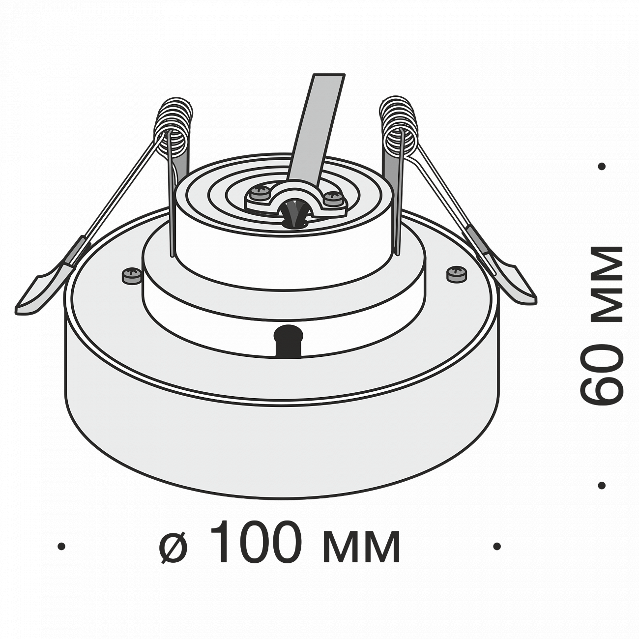Встраиваемый спот черный Technical Joliet DL035 TECHNICAL DOWNLIGHT 00-3957222 Черный  - Вид №2