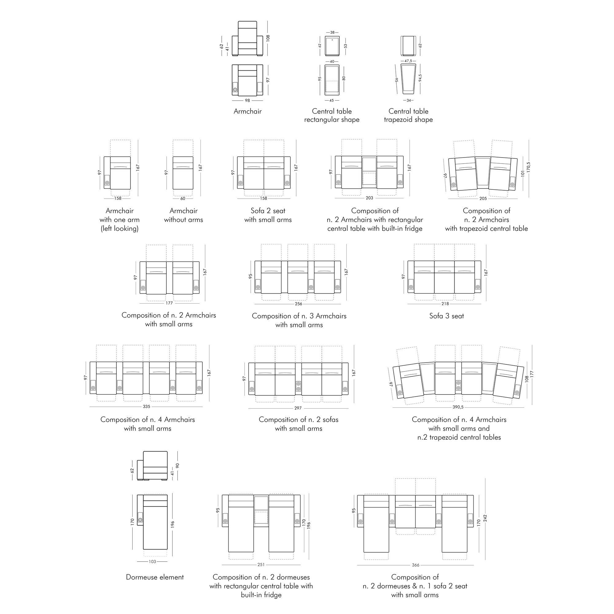 Тканевое кресло с подлокотниками для домашнего кинотеатра Formitalia Дастин ARCH-00080659 - Вид №9