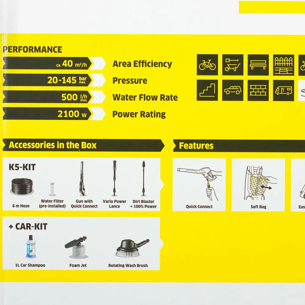 Мойка высокого давления Karcher К5 Um Car, 145 бар, 500 л/ч 18852615 STLM-2134754  - Вид №17