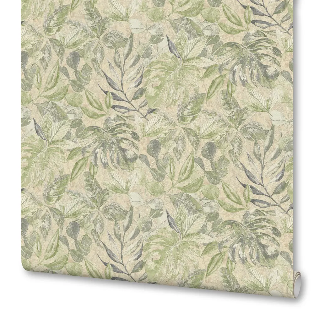 Обои флизелиновые A.S. Creation Aloha зелёные 1.06 м 363245 STLM-2181036