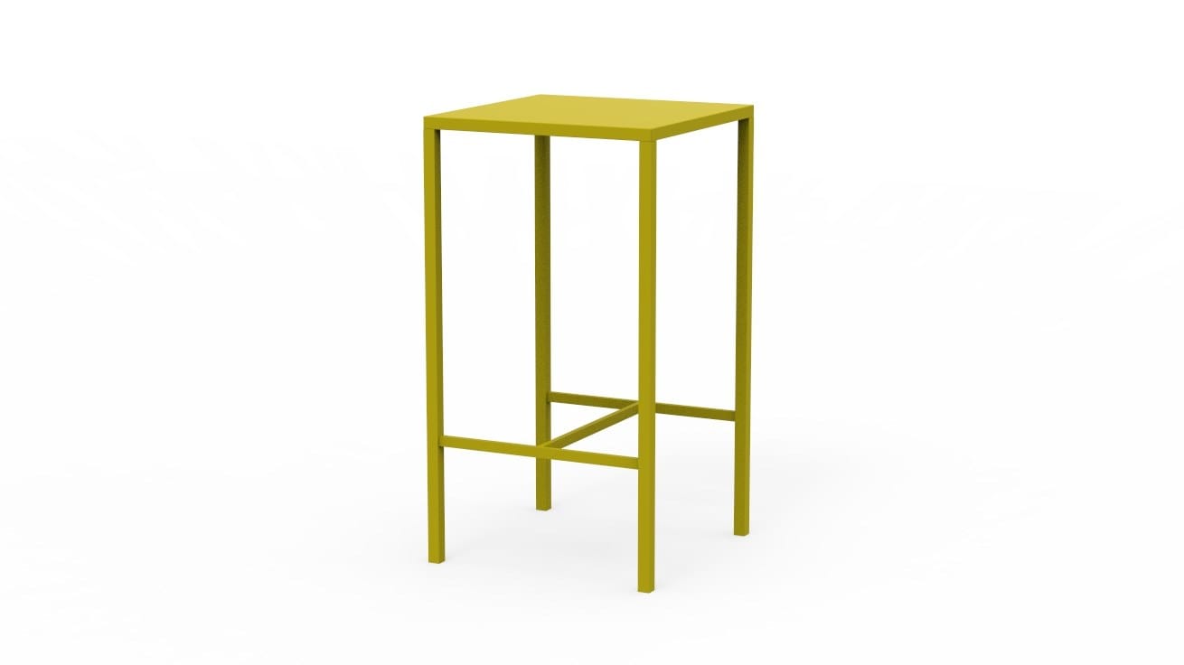 Высокий квадратный металлический садовый стол Vermobil SEASIDE ARCH-00134681 - Вид №10