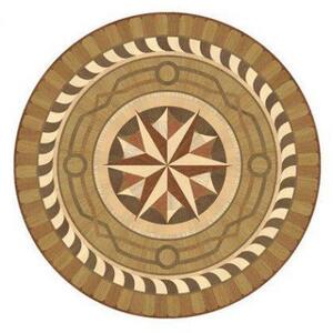 Художественный паркет Da Vinci Розетка 26-088 Дуб Селект (Гладкая) х1000диаметр мм.