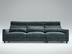 Sits 3-х местный тканевый диван с высокой спинкой