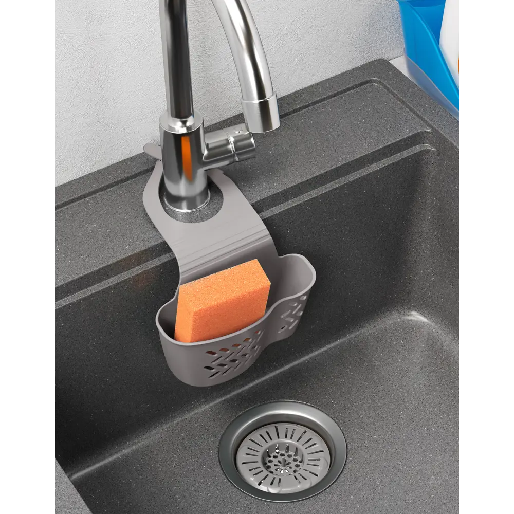 BEROSSI Prestige — держатель для щетки и губки на смеситель 89222617 STLM-0880503 - Вид №9