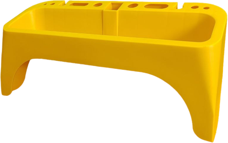 Органайзер ALUMET,пластиковый  накладной, жёлтый. Применимость к сериям: M84хх, AM7хх, АРА7хх