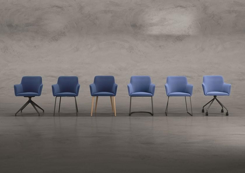 Quadrifoglio Стул из мягкой ткани City sun-id-1455875 - Вид №3