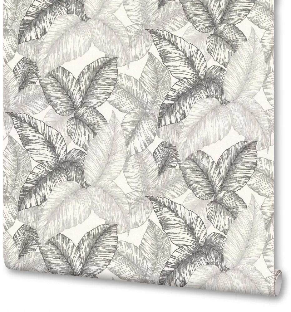 Артекс Флора - флизелиновые обои графитового оттенка для стильного интерьера 86149909