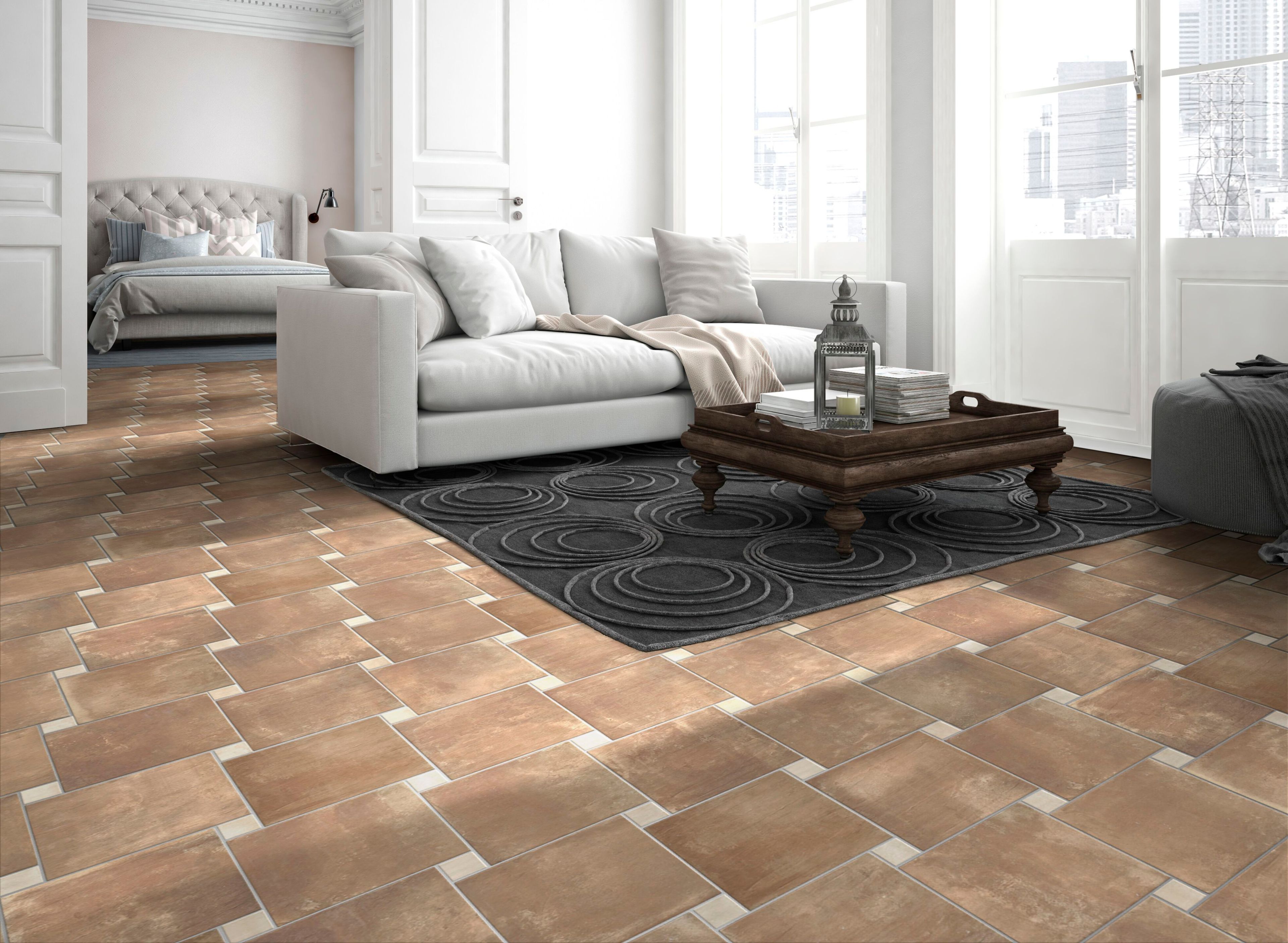 Напольное / керамогранит с терракотовым эффектом KERADOM GARFAGNANA ARCH-00110056 - Вид №6