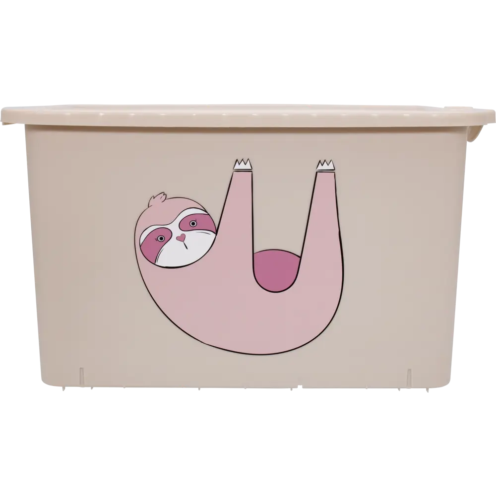Контейнер Honey Animals Ленивец 39.5x24.1x23.1 см 15 л полипропилен цвет пудра 83306943 STLM-2089169 Santreyd - Вид №2