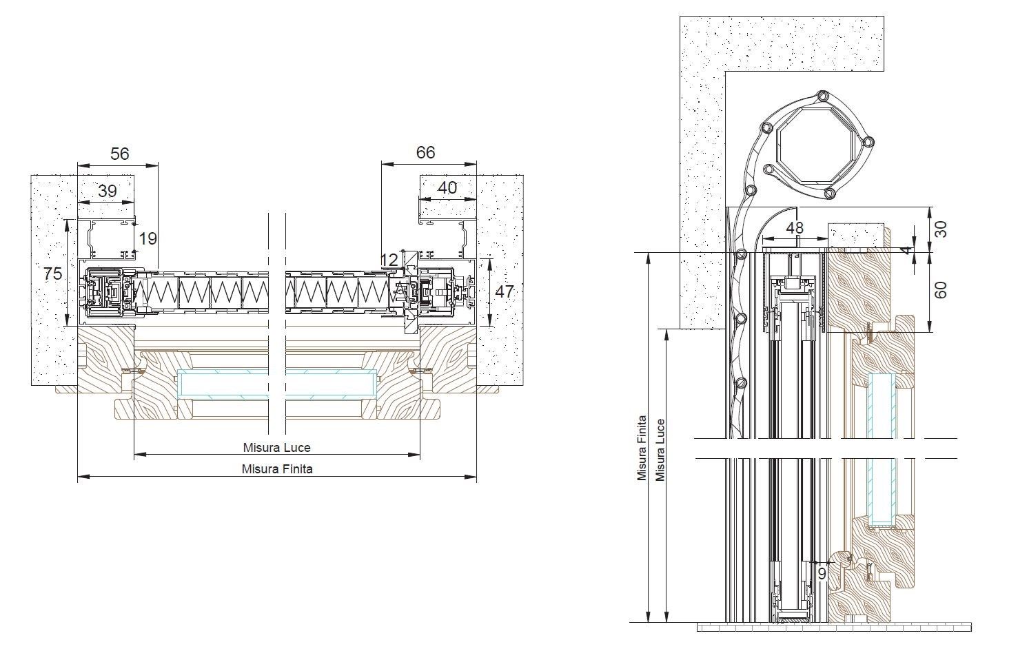 Плиссированная встраиваемая москитная сетка Mv Line москитные сетки-встраиваемые сбоку ARCH-00038220 - Вид №3