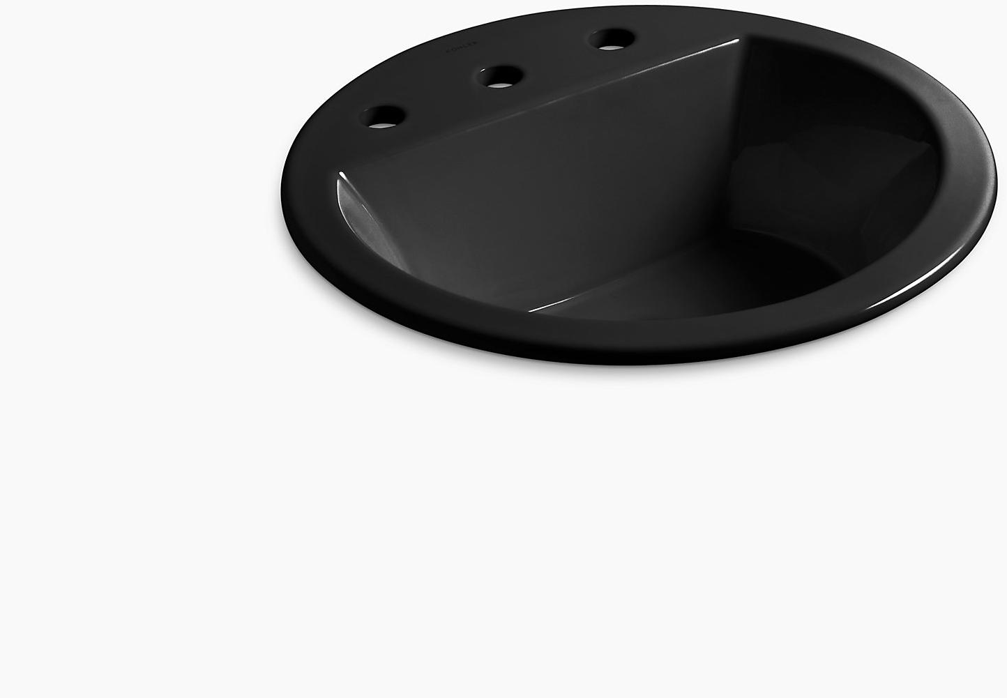KOHLER Bryant Round Круглая встраиваемая раковина с 8 K-2714-8-7 