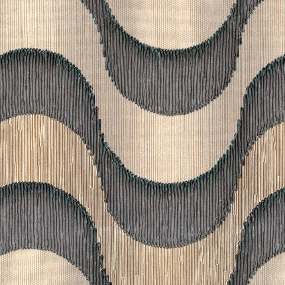 ОБОИ 1,06Х10М ФЛИЗ FLOW ЧЕР OR8022-22 ORNAMY STLM-2165721 - Вид №1