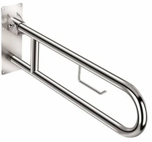 Cosmic Поручень U-образной формы из латуни с держателем для рулона бумаги Architect