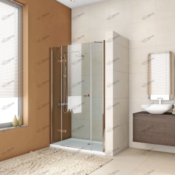 Душевая дверь в нишу 150x200 GK-863P стекло прозрачное 6 мм GUTEWETTER TREND DOOR 150X200GK863P