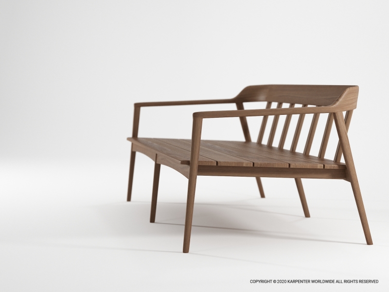 616_1324 Диван 2-х местный Karpenter Grasshopper Outdoor  - Вид №3