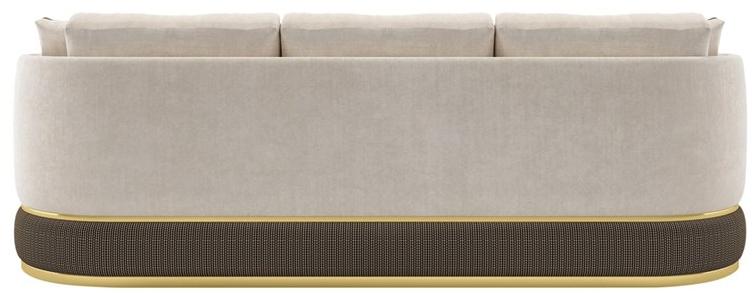 FRATO 3-х местный бархатный диван  Fup220015aai  - Вид №2