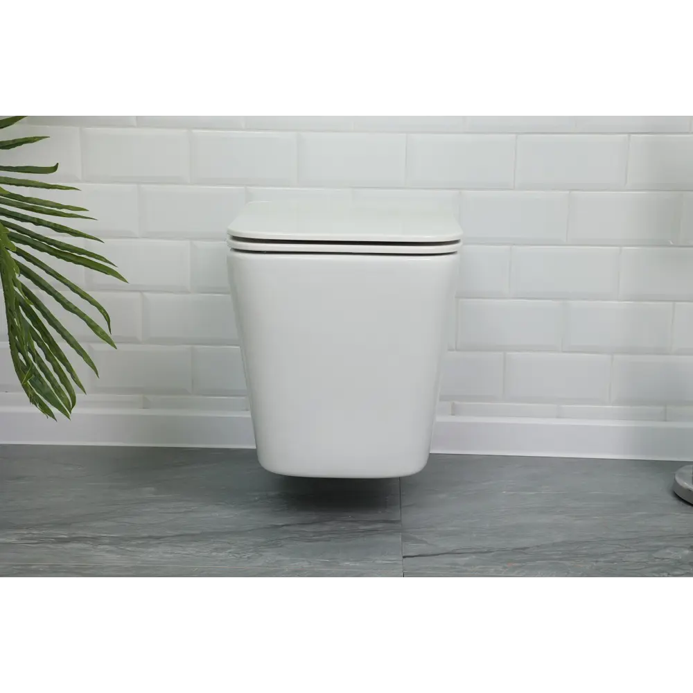 Подвесной унитаз Alcora Tormenta с микролифтом и безободковым дизайном 89360844 STLM-0999515 - Вид №8