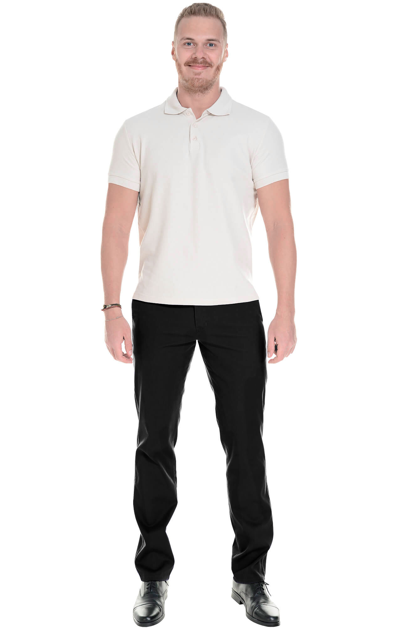 68224 Брюки  мужские black (черные) El-Risto  Одежда для салонов красоты  размер 58/170-176  - Вид №2