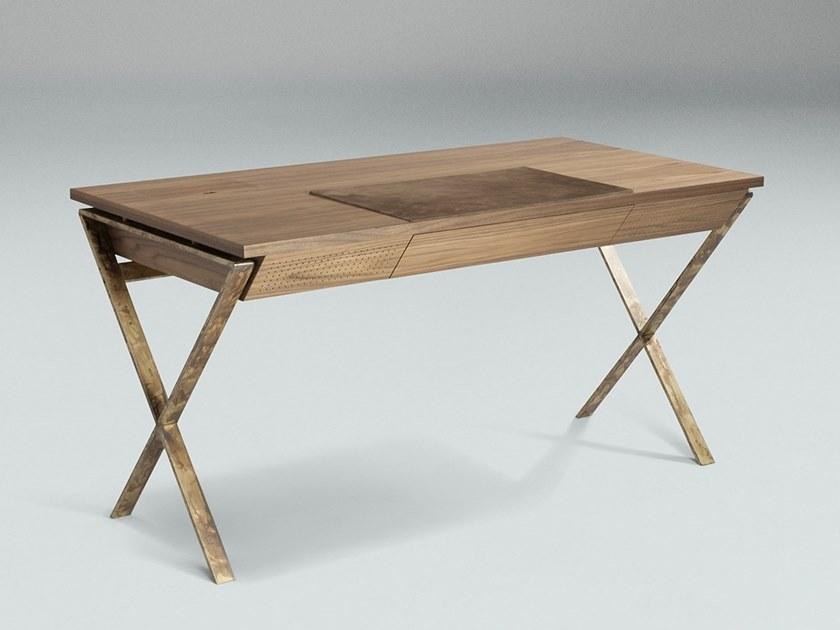 Paolo Castelli Стол с ящиками из фанерованной древесины sun-id-1501010 - Вид №3