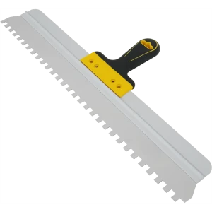 Шпатель зубчатый Hardy 0820-656010 600 мм, нержавеющая сталь, двухкомпонентная ручка, зуб 10x10 мм