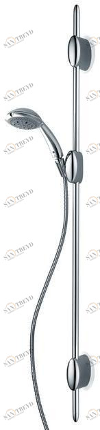 Bossini Латунная раздвижная штанга с ручным душем с гибким шлангом Ocean sun-id-1505606