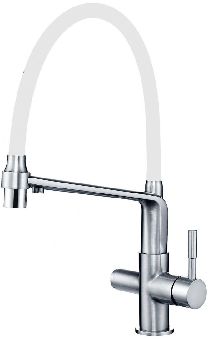 Смеситель ZorG Sanitary ZR 343-8 YF для кухонной мойки, хром