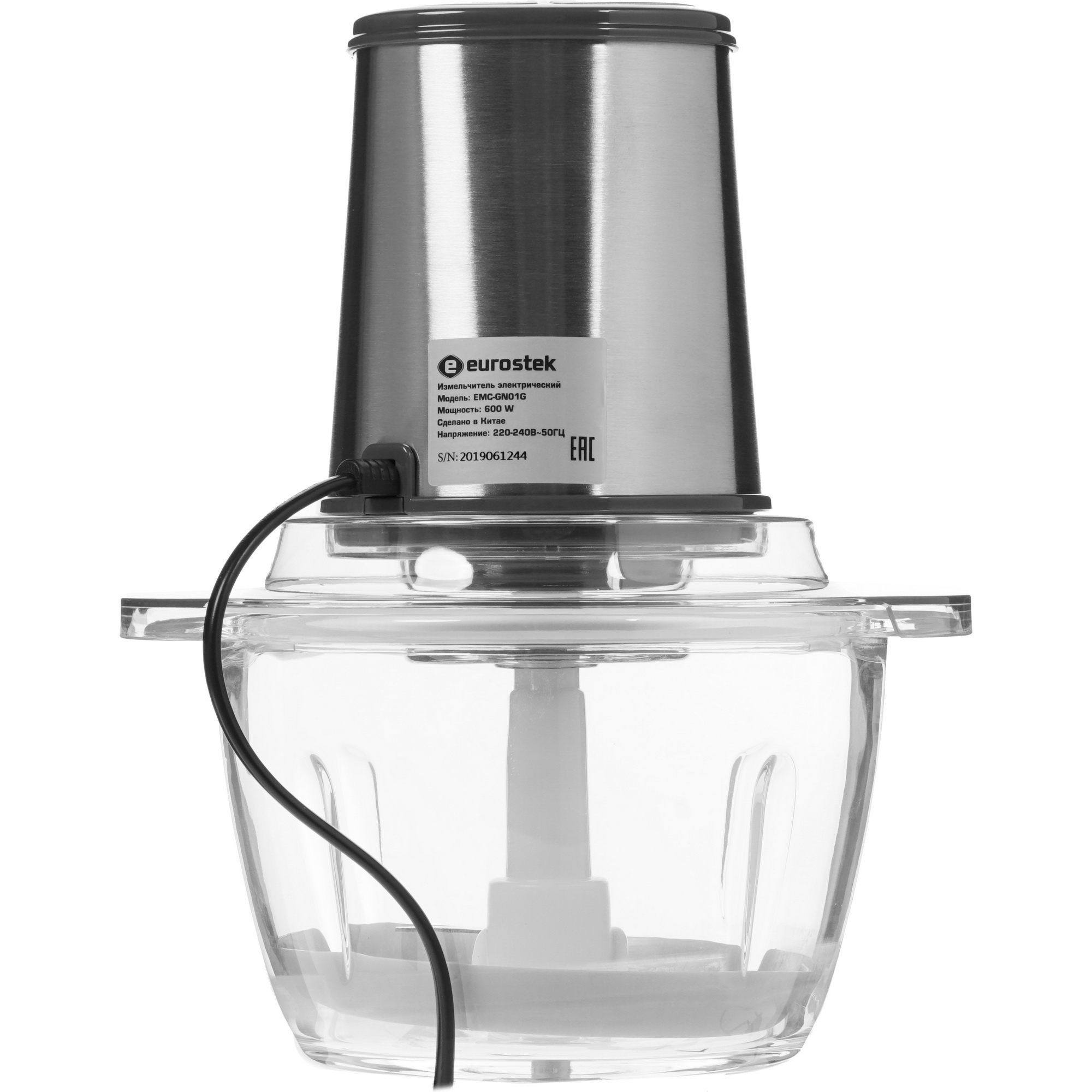 8151745 Измельчитель  EuroStek EMC-GN01G серебристый STDN-0145151 - Вид №5