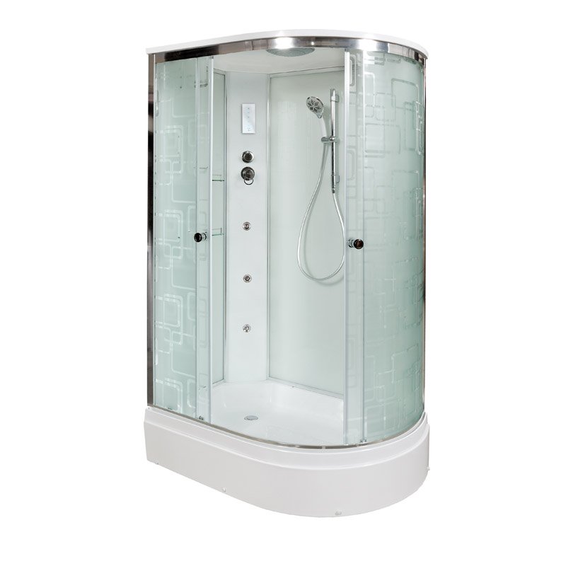 L 920 L с электрикой Душевая кабина DETO Серия L ЕМ2712 L с гм. и эл.