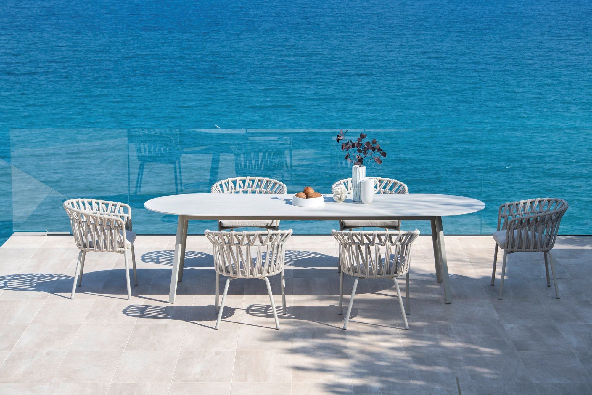 Алюминиевый стул с порошковым покрытием с подлокотниками Varaschin Emma Cross ARCH-00084415 - Вид №19