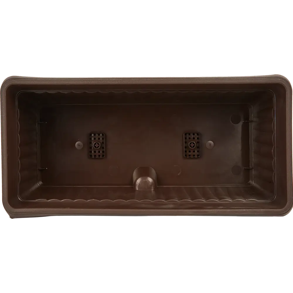 Балконный ящик 19x16x40 см v12.2 л пластик коричневый Santreyd STLM-2211473 - Вид №1